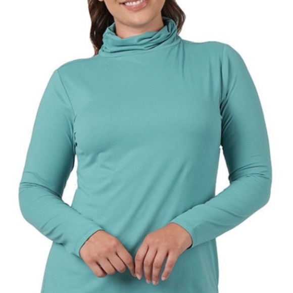 New! PLUS MICROFIBER MOCK NECK TOP & LEGGINGS SET Size 1X 2X 3X - Picture 3 of 5